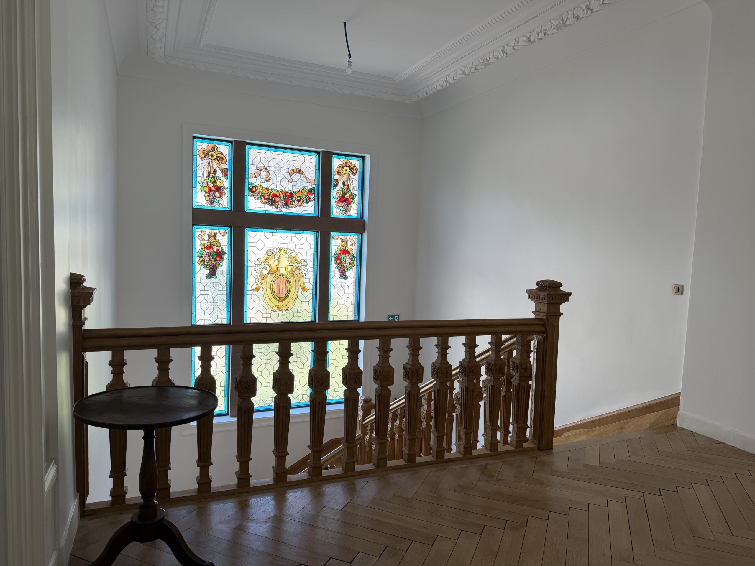 Vitraux posés au Château de Verbust